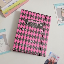 Novahub A5 Kpop Fotocard Bağlayıcı Kitap Toplamak Ins Dama Tahtası Idol Fotoğraf Albümü Kartları Tutucu Kawaii Kompozisyon Kırtasiye Kitap Style1
