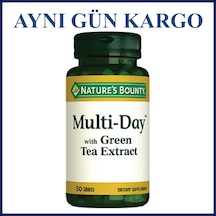 Natures Bounty Multi Day With Green Tea 50 Tablet