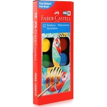 Faber-castell Suluboya 12 Renk Küçük Boy Kırmızı