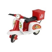 Çek Bırak Metal Vespa Motor 12 Cm - Fy361a-12d - Kırmızı Lisinya