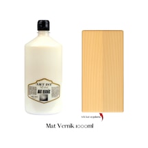 Mat Vernik 1000ml - Ahşap, Taş Tozu, Hobi, Dıy Mat Vernik1000
