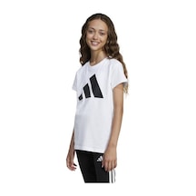 Adidas Essentials Çocuk Beyaz Yuvarlak Yaka Tişört Beyaz