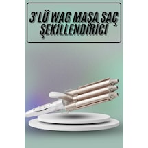 Mey İthalat Saç Şekillendirici Wag Maşa Üçlü Yüksek Isı Ayarlı Seramik Kaplama Mey İthalat Saç Şekillendirici Wag Maşa Üçlü Yüksek Isı Ayarlı Seramik Kaplama