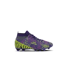 Slazenger Corner Kr Erkek Çocuk Krampon Mor Futbol Ayakkabısı Çok Renkli