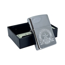 Zippo Texas The Lone Star State Dizayn Çakmak Gri
