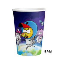 Kral Şakir Uzayda Karton Bardak 8'li8 Oz