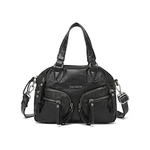 Smart Bags Pudra Küçük Boy Çok Cepli Uzun Askılı Kadın Günlük El Ve Omuz Çantası Siyah
