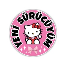 Yeni Sürücü 14x14 Cm Su Geçirmez Yüksek Çözünürlüklü Araba Motor Kask Laptop Sticker