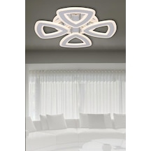 Eray Aydınlatma 3264-4 Krom Kumandalı Led Avize Krom