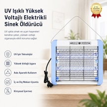 Uv Işıklı Yüksek Voltajlı Elektrikli Sinek Öldürücü-1718