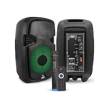 Aktif Seyyar Anfi El Mikrofonlu 20 CM 100 W BT/USB/SD/AUX Ledli Wes