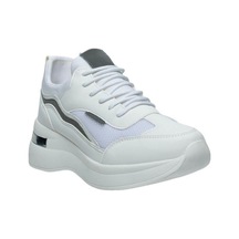 Flet 327-25 Deri Anorak Anatomik Kadın Sneaker Beyaz