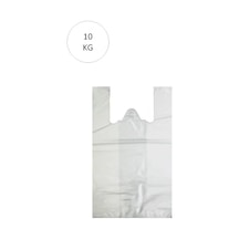 Herşeytrend Beyaz Atlet Poşet Büyük Boy 32x57 Cm Takriben 720 Adet 10 Kg