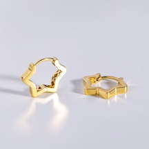 14 Ayar İtalyan Altın Yıldız Küpe 2,8 Gr-6072