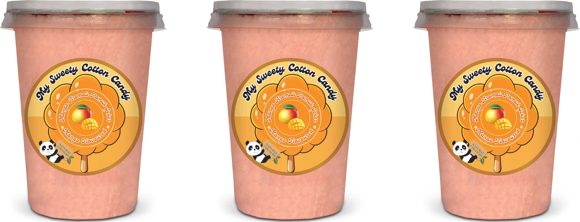 Mango Aromalı 3'lü Gurme Pamuk Şekerler