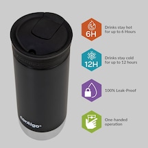Huron Pro Snapseal Termos Bardak 470 Ml Siyah Çok Renkli