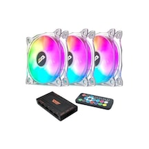 Df Cf8 Pro A-rgb 3x12cm Fan Kit 3 Lü + Kontrolcü + Kumanda Df Cf8 Pro A-rgb 3x12cm Fan Kit 3 Lü + Kontrolcü + Kumanda