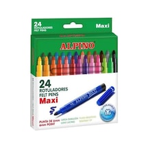Alpino Maxi Jumbo Keçeli Kalem 24'lü