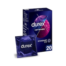 Durex Intense Uyarıcı Jelli ve Tırtıklı Prezervatif 20'li