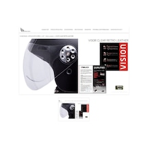 Mt Retro Leather Kask Camı