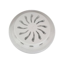 Orret Home Ayarlı Doğalgaz Cam Menfezi Beyaz Ø18cm - Aç-kapa Ayarlanabilir Soğuk Hava Engelleyen Cam Menfezi - Şeffaf Panel Hava Kapaklı Havalandırma Menfezi