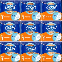 Orkid Hijyenik Ped Ultra Extra Normal 72 Adet Standart Pk 9pk 8