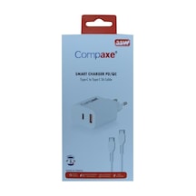 Compaxe Cta-350tt 35w 5v 3a Pd-qc+ Type-c To Type-c Şarj Kablos