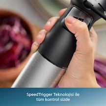 5000 Serisi El Blender, 1200w, 0,5 Lt Kapasiteli Bpa İçermeyen Hazne, Speedtrigger Teknolojisi, Dayanıklı Paslanmaz Çelik Bıçaklar Hr2695/00 Belirtilmemiş