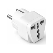 Universal Priz Adaptörü Seyahat Tipi Çoklu Girişli Fiş Dönüştürücü Eu Us Uk Au  220v 110v Dönüştürücü Taşınabilir Kompakt Adaptör