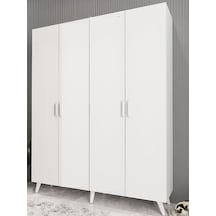 Sedef Portmanto Vestiyer Beyaz -160 cm