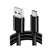 Micro Usb Girişli Telefonlara Hasır Örgü Hızlı Şarj Kablo