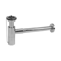Krom Lavabo Sifonu İle Estetik Banyo Çözümü