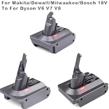 Milwaukee Uyumlu İçin V8-makita/dewalt/Milwaukee Uyumlu/bosch İçin 18v Lityum Pil Adaptörü Dönüştürücü İçin