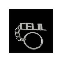 Celil - 452 - - Nazblsmm - İsimli Anahtarlık Çok Renkli