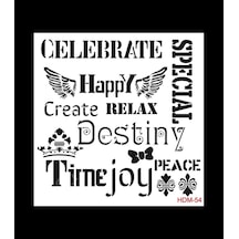 Hdm54 Cadence Home Dekor Stencil 25X25