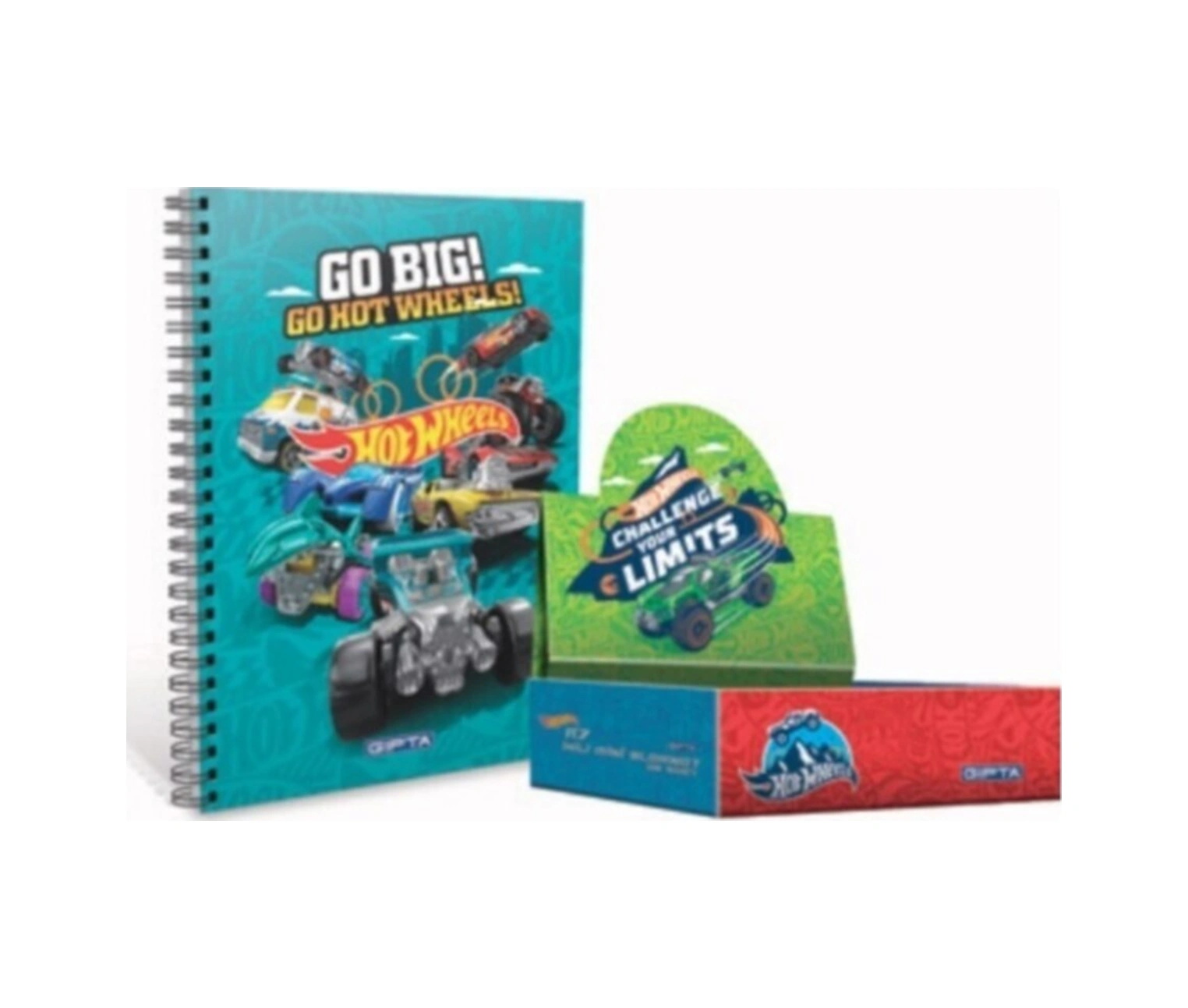 Hot Wheels A6 Mini Boy Spiralli Karton Kapak Not Defteri 36 Lı Paket 5395