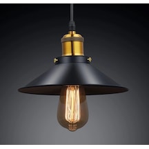 Mylights Retro Tekli Rustik Metal Sarkıt Avize 23 Cm En Çok Renkli