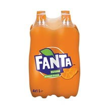 Fanta Portakal Aromalı Gazoz 4x1 L