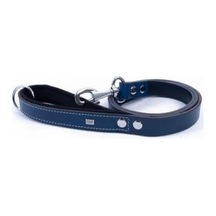 Konfor Klasik Deri Köpek Gezdirme Tasması Royalblue 2,5x120 Cm