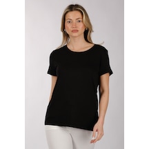 Daıdo Kadın T-shirt 19y311900981 Siyah