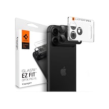 Apple Uyumlu iPhone 18 Pro Max İle Uyumlu Kamera Lens Koruyucu Tam Kaplayan Cam Kolay Kurulum Glas.tr Ez Fit Optik Pro Xl Dark Gray - Agl12039 Diğer