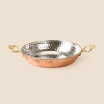 Bakır Sahan - Renkli - 16 Cm