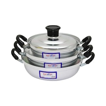 Ers 3lü Alüminyum Omlet Set No-18-20-22 Çok Renkli