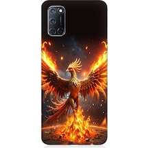Oppo A52 Uyumlu Anka Kuşu Uyanıyor Desenli Silikon Kılıf