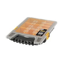 Mano Korg/10 Hobi Amaçlı Kullanıma Uygun Çok Bölmeli Organizer, Polipropilen, Siyah/sarı, 10