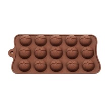 Silikon Çikolata Kalıbı Yuvarlak Paketli 2,5 Cm 15'li Goldcakes