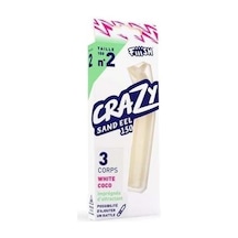 Crazy Sandeel Cse150/2 Cse513 3x Gövde White Coco Silikon Yem-156