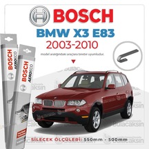 Bmw X3 E83 Muz Silecek Takımı 2003-2010 Bosch Aeroeco