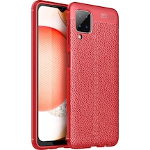Ilkeshop Newface Samsung Galaxy Uyumlu A12 Kılıf Auto Focus Kapak - Kırmızı