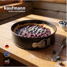 Düz Taban Kelepçeli Kek Kalıbı 28 Cm Siyah Çok Renkli